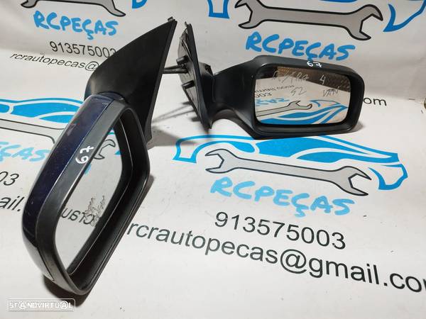 ESPELHO RETROVISOR ESQUERDO DIREITO OPEL ASTRA H GM13252955 13252955 GM13253337 13253337 MANUAL ESPELHOS RETROVISORES - 8