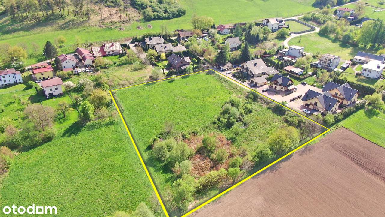 Duża widokowa działka inwestycyjna - brak MPZP - Ustroń-11