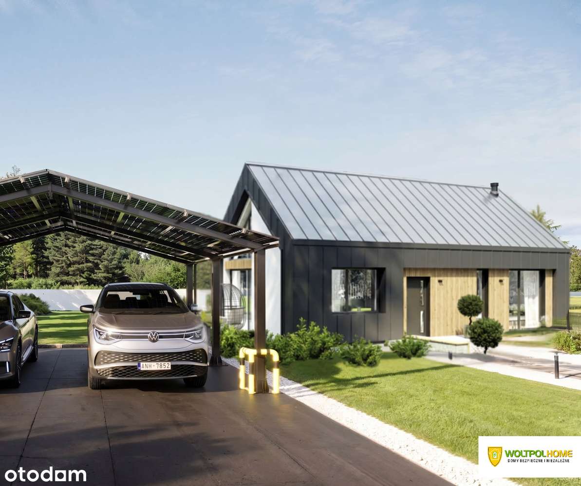 Dom 85 m² + Dwustanowiskowa Wiata PV 10 kWp W CENIE! Działka 798 m²