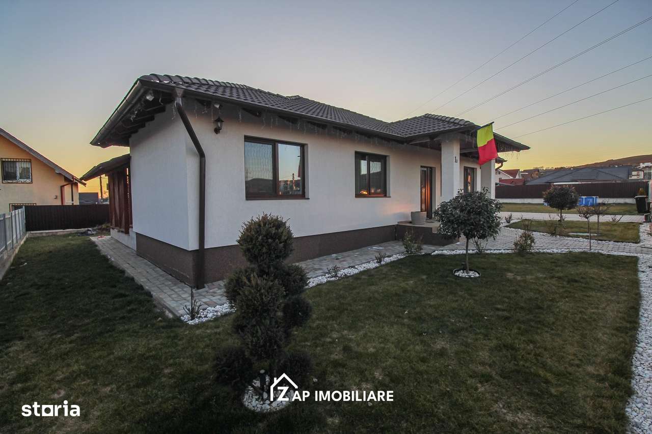 Casa moderna 1 nivel - 4 camere - 900 mp teren - Nazna-0