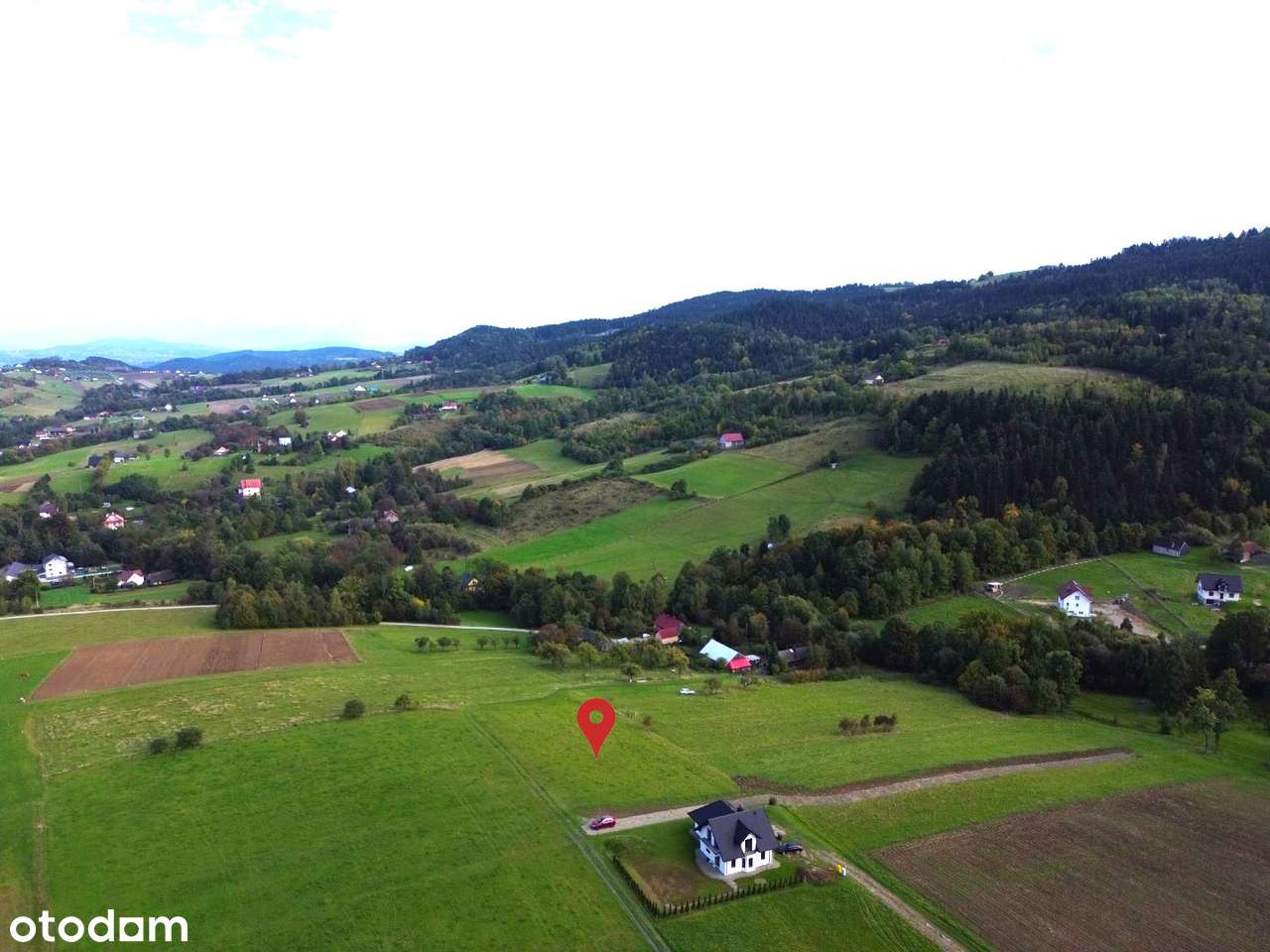 Widok marzeń! Działka na wzgórzu, 15 min od Nowego Sącza, Limanowej.-9