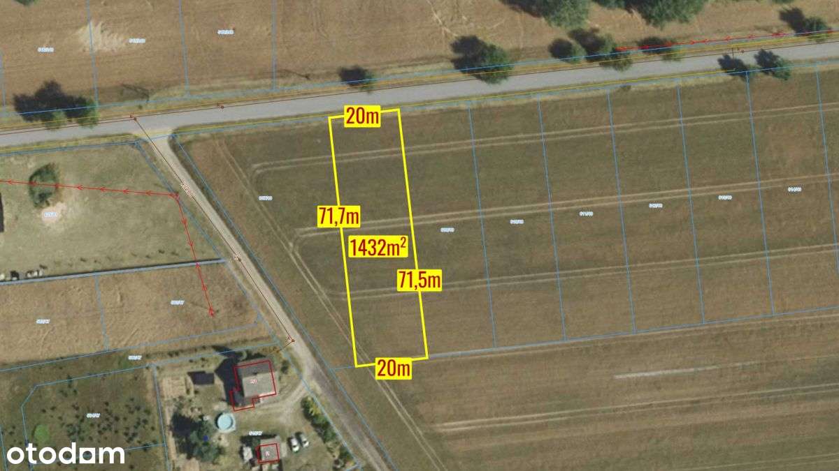 Działka Zborowskie gaz kanalizacja woda blisko las-6