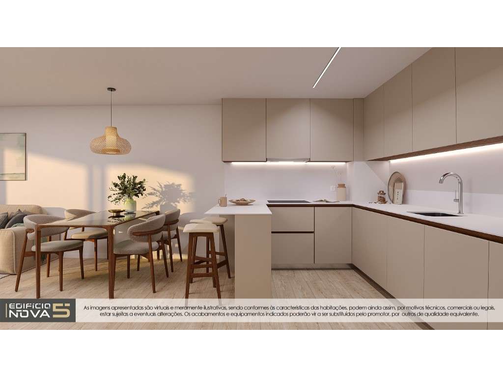 Apartamento T 2 terraço,São João da Madeira - Grande imagem: 4/14