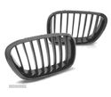 GRELHAS FRONTAIS PARA BMW X5 E53 99-03 PRETO BRILHANTE - 3