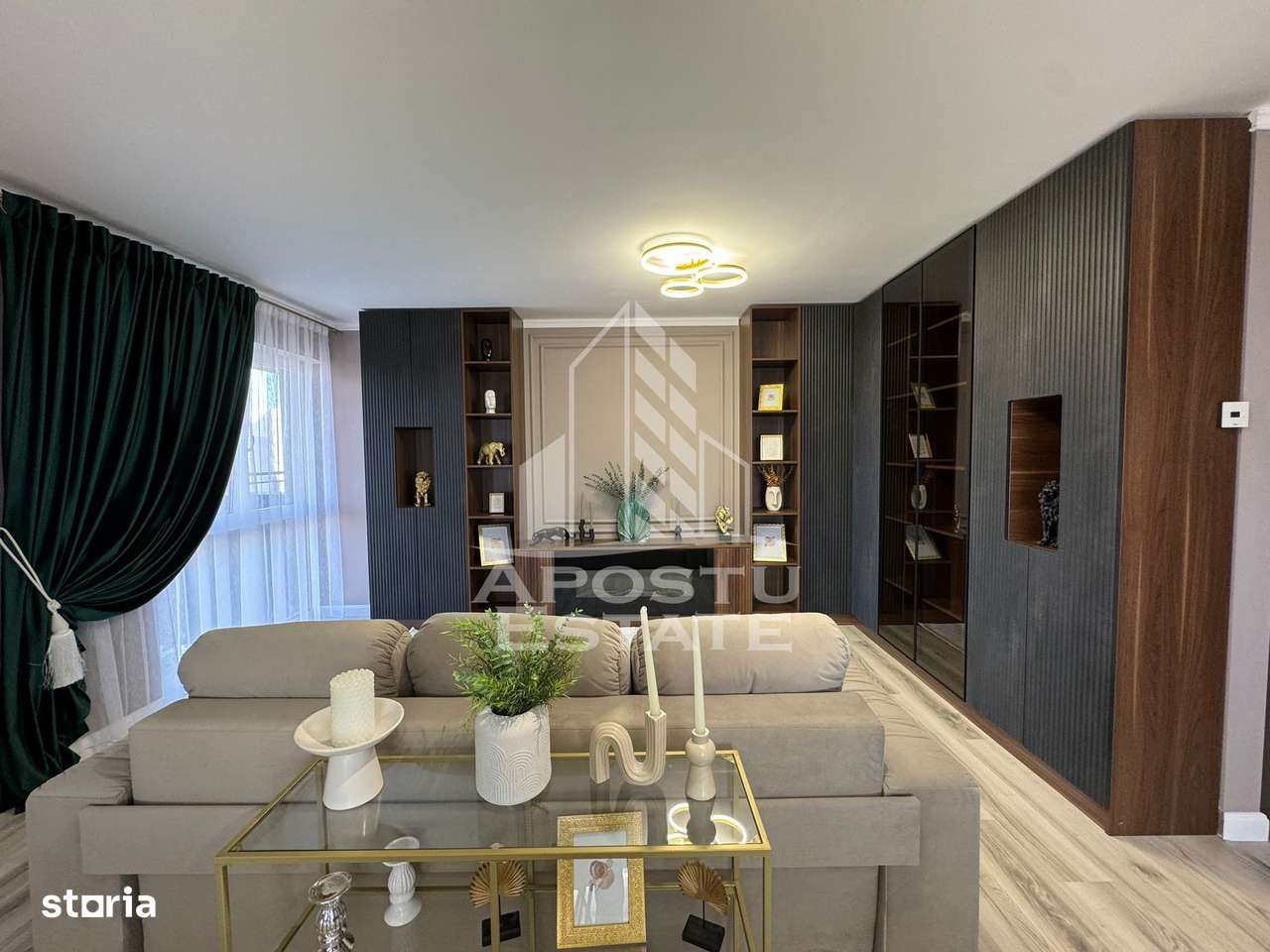 Apartament cu doua camere, mobilat LUX, etajul 11 - Imagine principală: 3/20