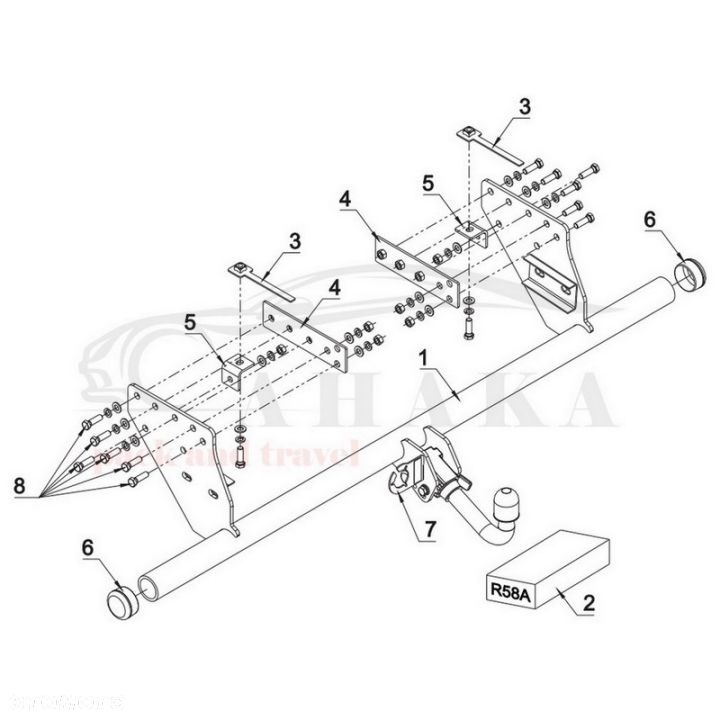 Hak Holowniczy Automat Do Mitsubishi L-200 Pick-Up 2015-2019 (Tylko 4X4) - 2