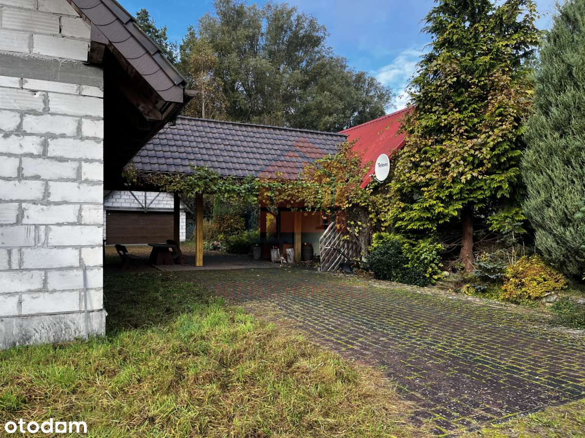 Dwa domy na dużej działce z lasem!-3