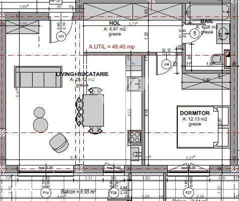 Apartament nou 2 camere etaj 3 balcon si debara - zona Doamna Stanca - Imagine principală: 3/6