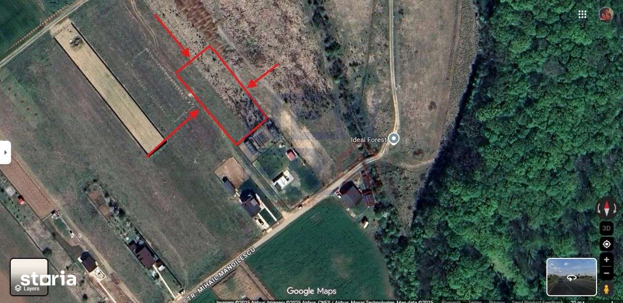 Teren de vanzare Ciolpani - 1650 mp - Imagine principală: 2/3