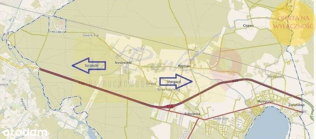 Atrakcyjna działka budowlana w Niedźwiedziu - Pełny obrazek: 5/7