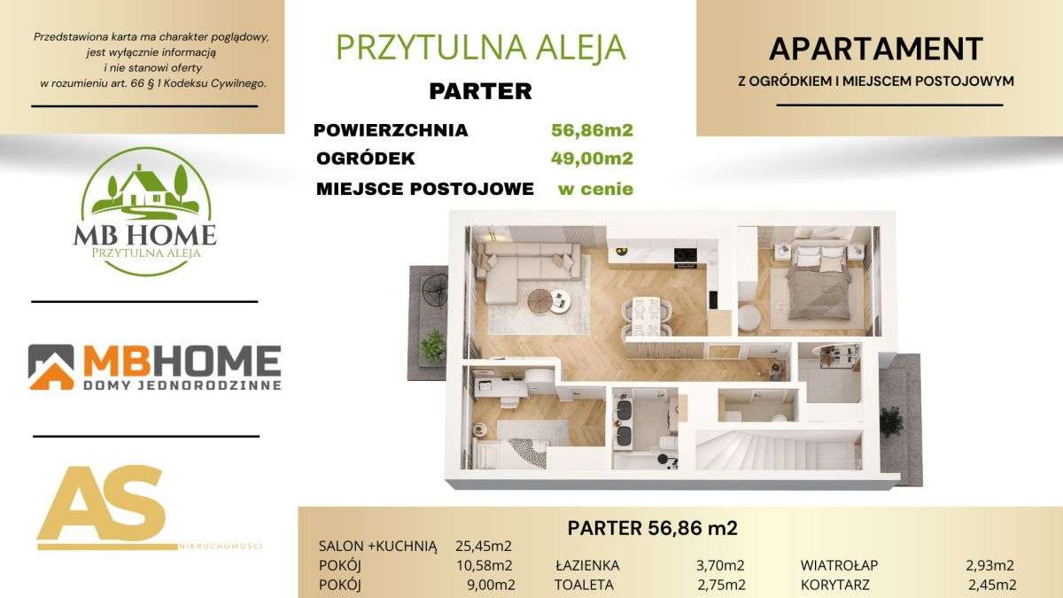 Bezczynszowy apartament ogródek miejsce postojowe-15