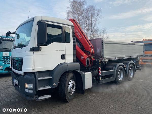 MAN TGS 26.360 6X4 EURO 5, WYWROTKA Z ŻURAWIEM FASSI F195A.2, - 9