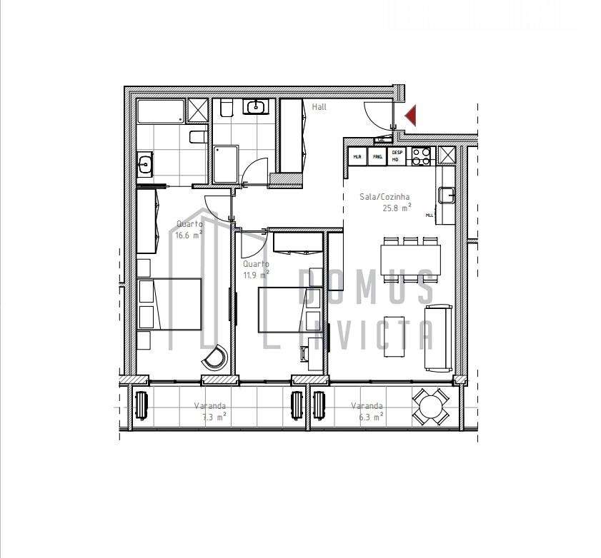 T2 no centro de Vila Nova de Gaia-5