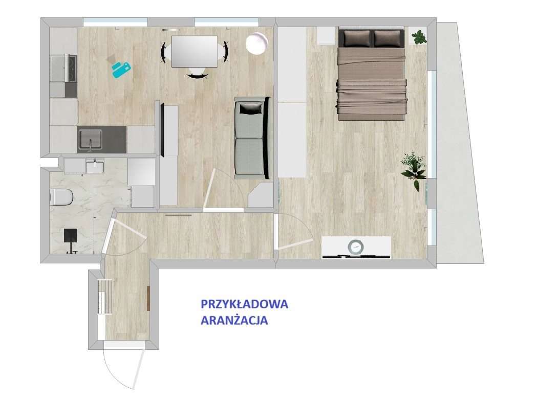 przestronne * balkon * niskie koszty-8