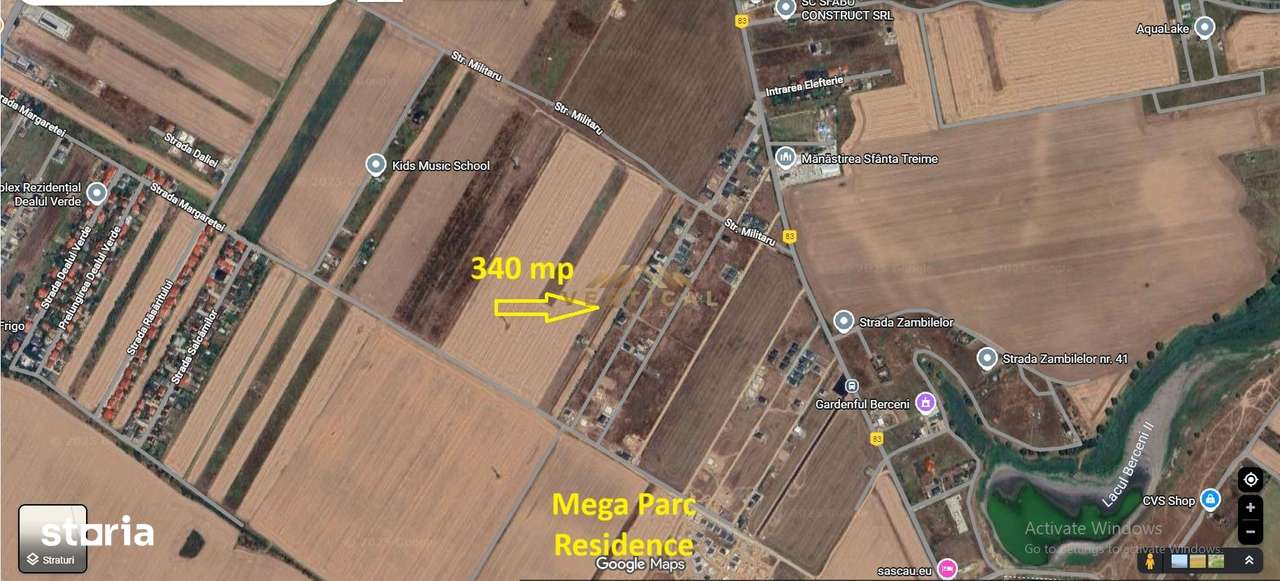 Teren 340mp, ocazie, Berceni/ Vidra - Imagine principală: 1/5