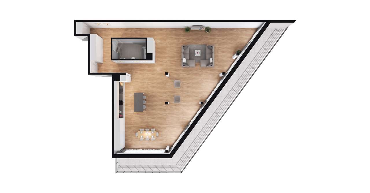 4-pokojowe mieszkanie 156m2 + balkon Bez Prowizji - Pełny obrazek: 2/8