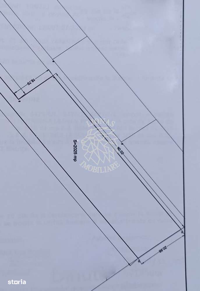 Teren intravilan- 2,025mp oportuitate casa/investitie-Zona Subcetate - Imagine principală: 4/4