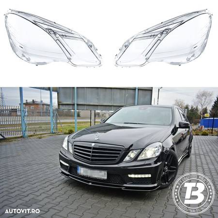 Sticle Faruri compatibile cu Mercedes Benz E Class W212 Non-Facelift - 1