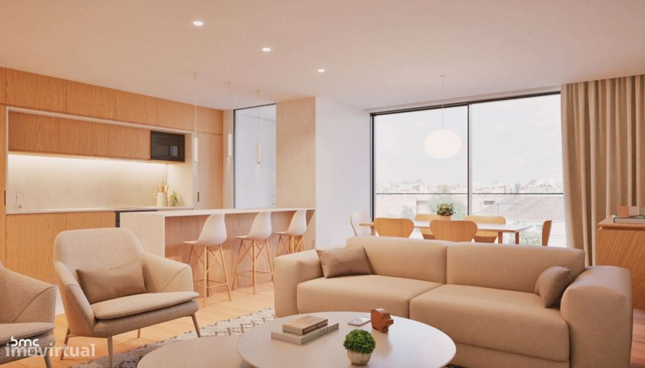 Apartamento T1 com varanda à venda no Pinheiro Manso no Porto - Grande imagem: 5/9