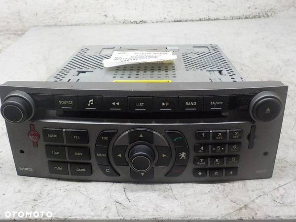 PEUGEOT 407 RADIO CD NAWIGACJA NAVI 96632911YW - 2