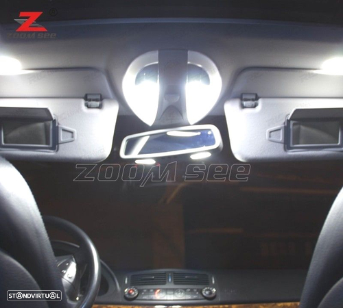 KIT COMPLETO DE 23 LÂMPADAS LED INTERIOR PARA MERCEDES CLS W219 C219 CLS500 CLS550 CLS55 AMG CLS63 - 5