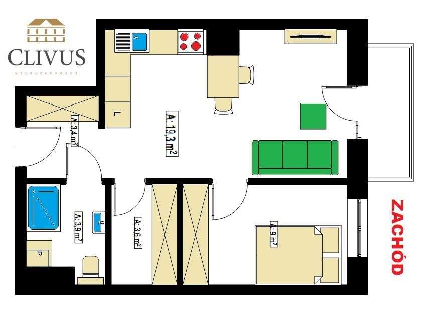 ❤️ Promocja ! Piękne M2 - Środkowe od Zachodu !-2