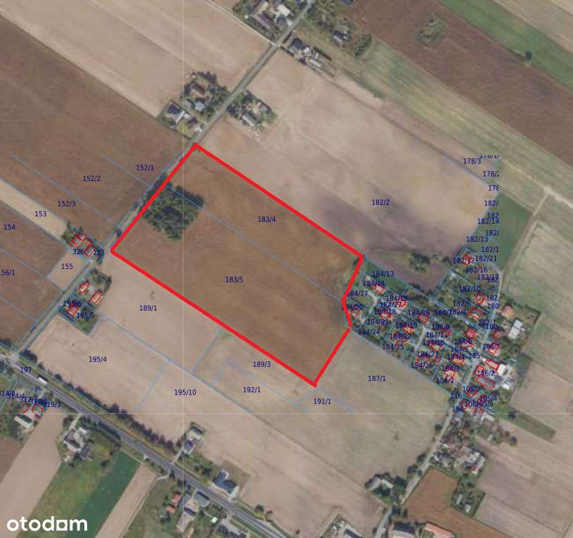 Grunt inwestycyjny ok. 6,5 ha w pobliżu A1-0