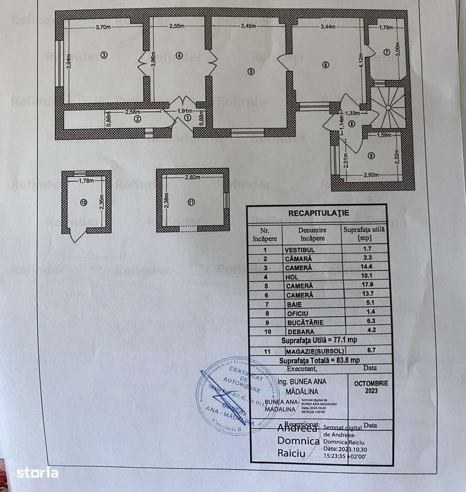 Apartament in vila | Piata Alba iulia - Decebal | parter  P+1 |-14