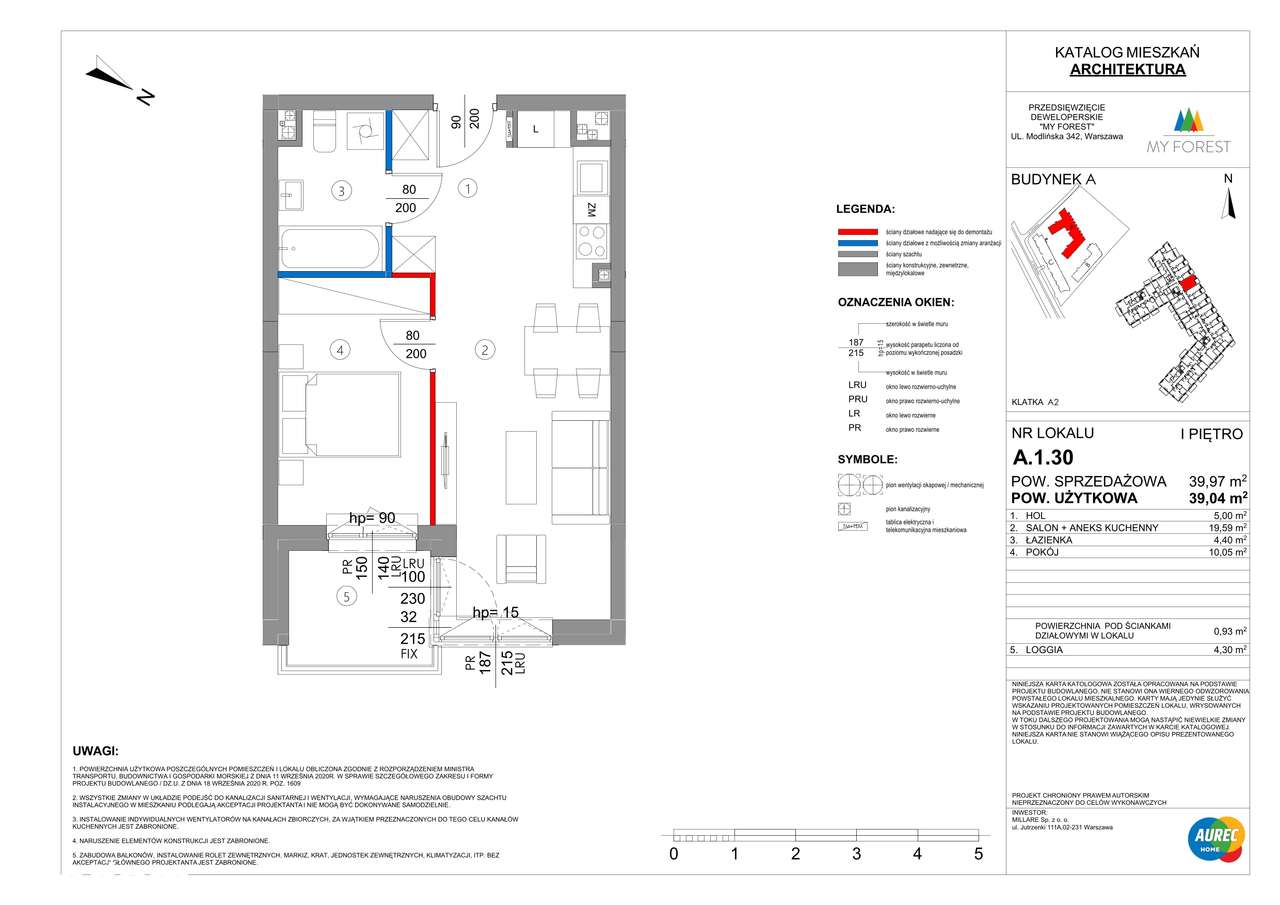 My Forest | mieszkanie 2-pok. | A.1.30 - Pełny obrazek: 2/7