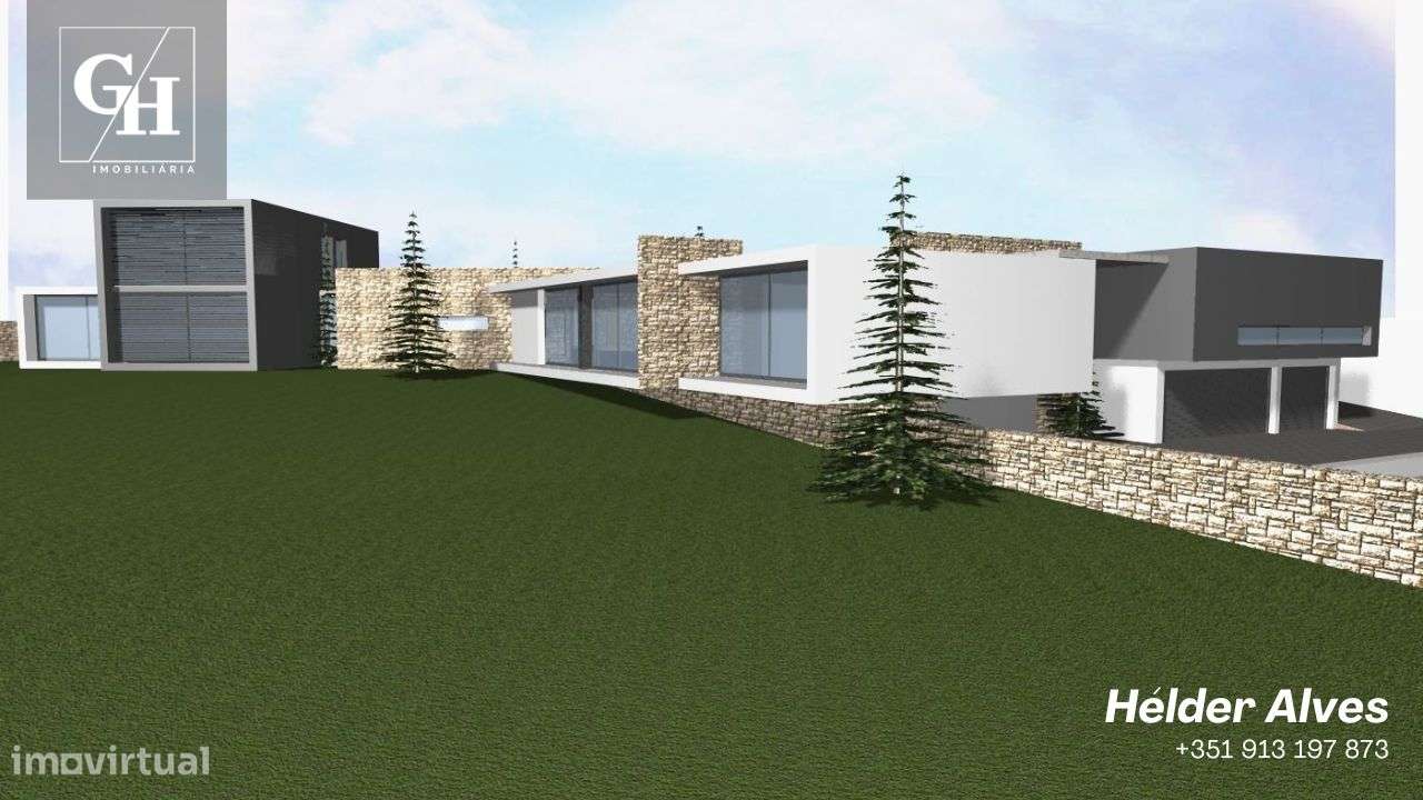 Terreno com moradia em construção - Aceita permuta - Grande imagem: 2/38