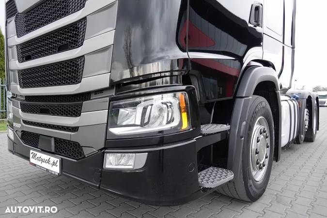 Scania S 500 / împingător / 6x2 / AXIE DE RIDICARE ȘI DIRECȚIE / RETARDER / SKIN / 70 TONE - 10