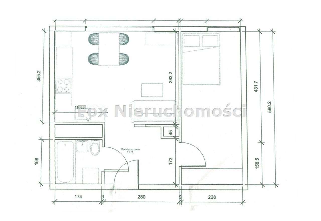 Słoneczne 2 pokoje na 1 piętrze w niskim bloku-10