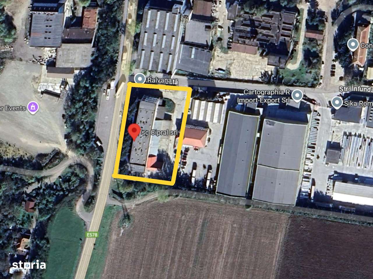 Spațiu industrial teren 3.954 mp situat la intrare în Sfântu Gheorghe-3
