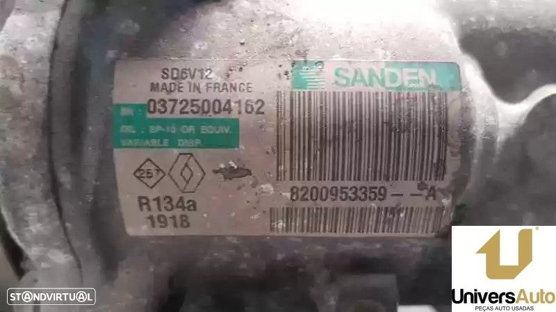 COMPRESSOR AR CONDICIONADO NISSAN NV200 / EVALIA AUTOBUS 2009 -8200953359A - 3