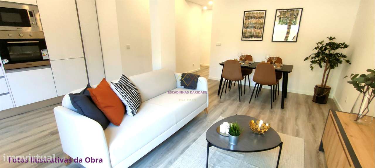 Apartamento T3 remodelado, mobilado e equipado, na melhor localização-14