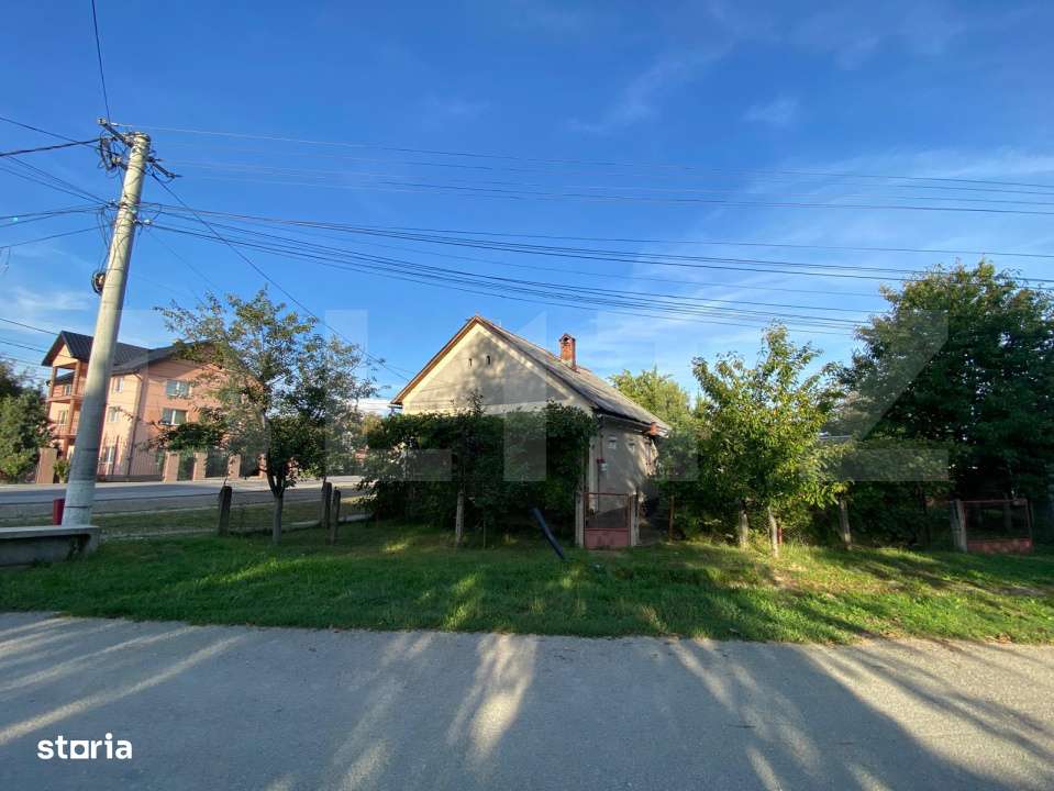 Casa cu teren 10 ari, 2 anexe si dublu front stradal – Beclean - Imagine principală: 3/8