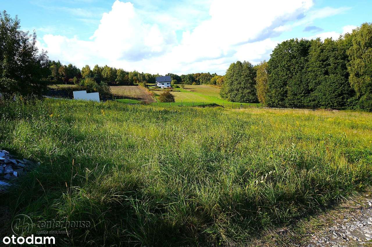 28.32ar. Chmielnik, WZ pod dom jednorodzinny, pod lasem, urokliwa-0
