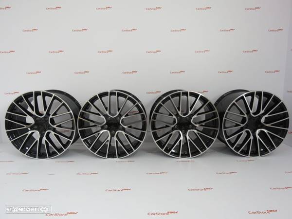 Jantes Look Porsche Panamera Turbo S E-Hybrid 21 5x130 Pretas - 2