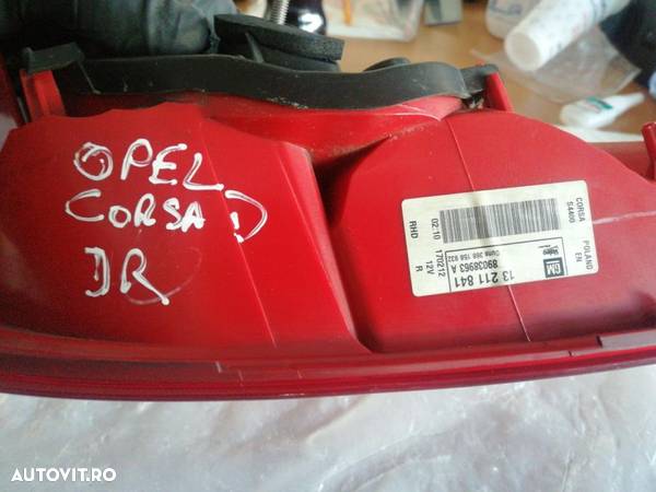 Stop tripla lampa dreapta spate Opel corsa d coupe 2 uși complet original perfect funcțional - 3