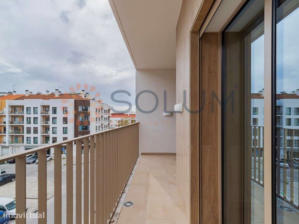 Apartamento T3 novo com 2 parqueamentos - Montijo-8