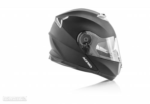 capacete modular acerbis flip up preto mate - 2