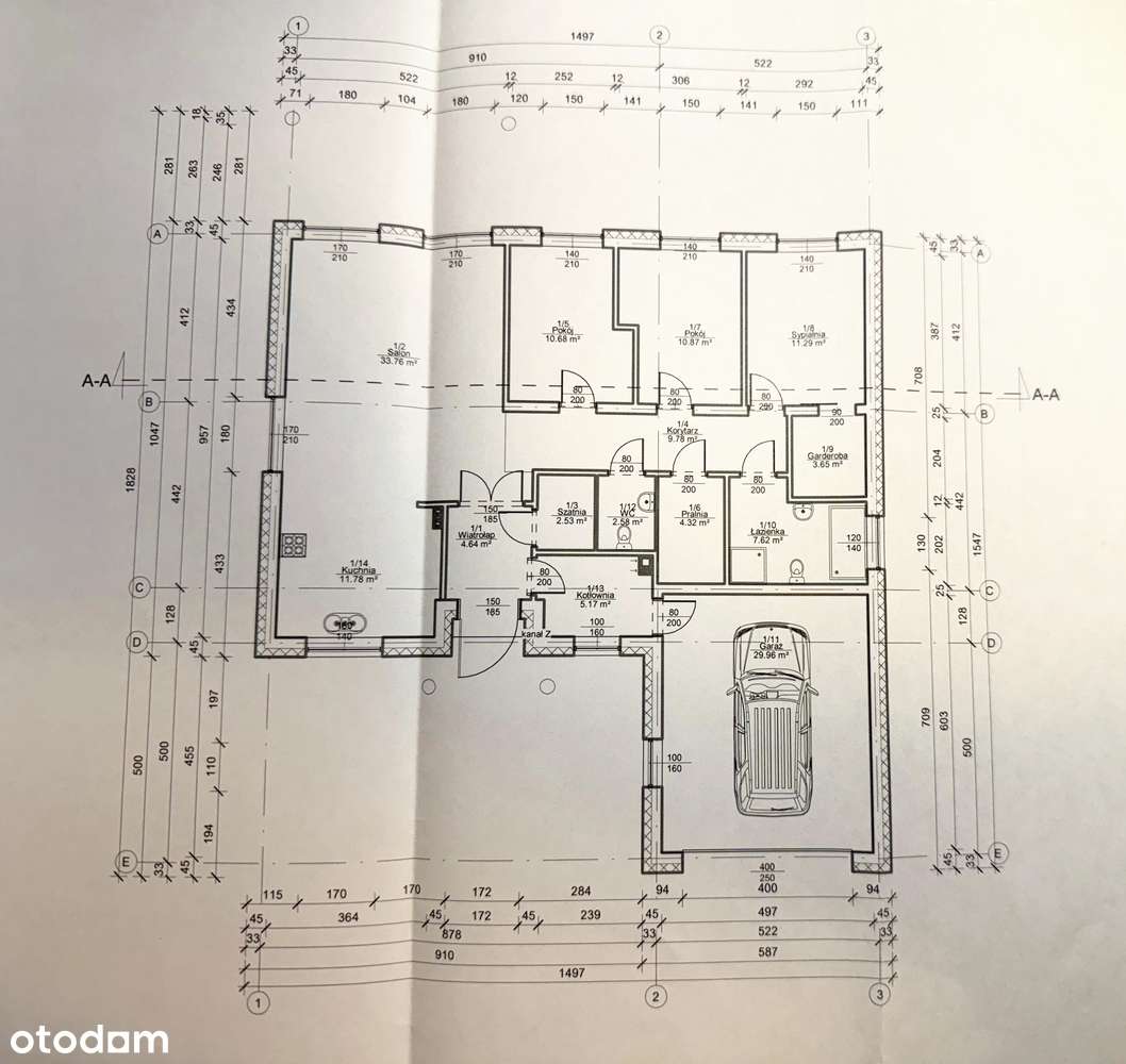Dom pod Ostrowem Wlkp.– stan surowy, atrakcyjna cena!Możliwość zamiany-3