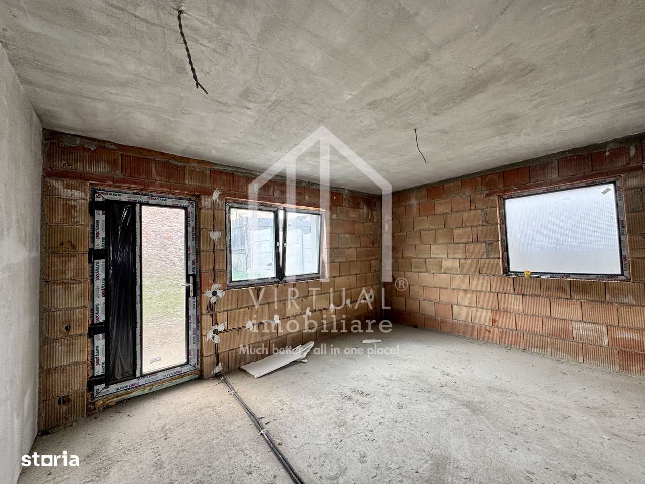 Duplex cu 3 camere, 103mp utili+2 balcoane, 267mp teren, Cristian-9