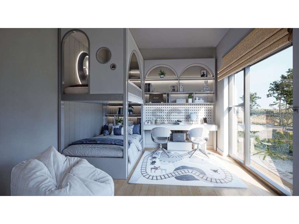 Moradia Nova T4 Geminada Charneca de Caparica Cave e Piscina - Grande imagem: 5/20