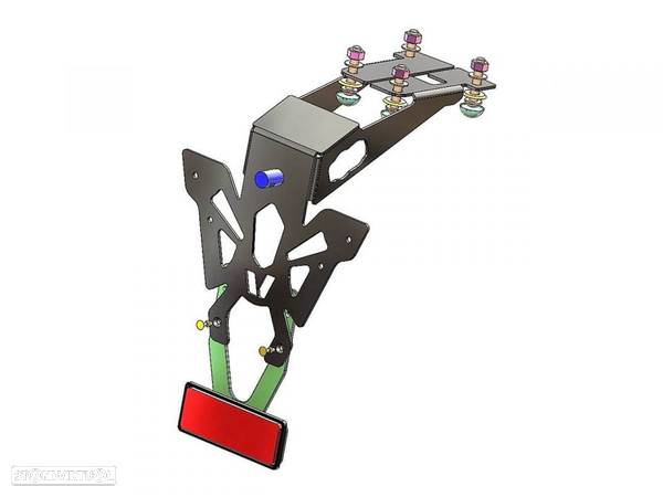 suporte matricula kawasaki z h2 -c8-spk023 - 4