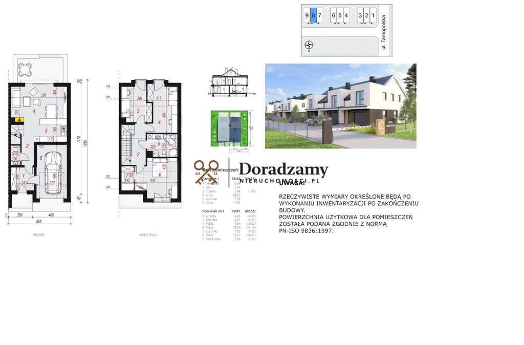 Nowoczesny Dom z Garażem w Bryle Budynku - Pełny obrazek: 4/12