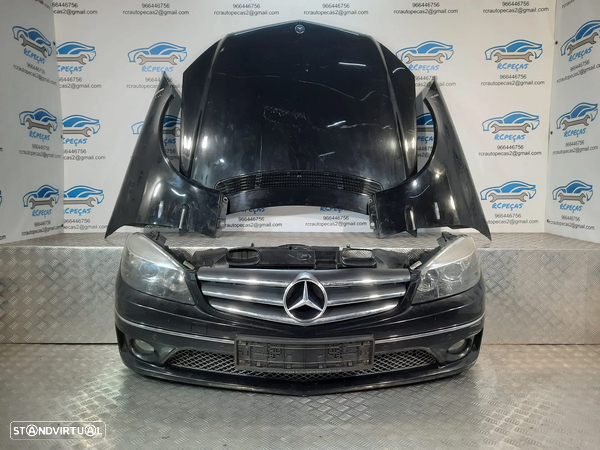 FRENTE COMPLETA MERCEDES BENZ CLC W203 CAPOT PARACHOQUES GUARDA-LAMAS OTICAS RADIADOR VENTILADOR FRENTE FIBRA REFORÇO - 3