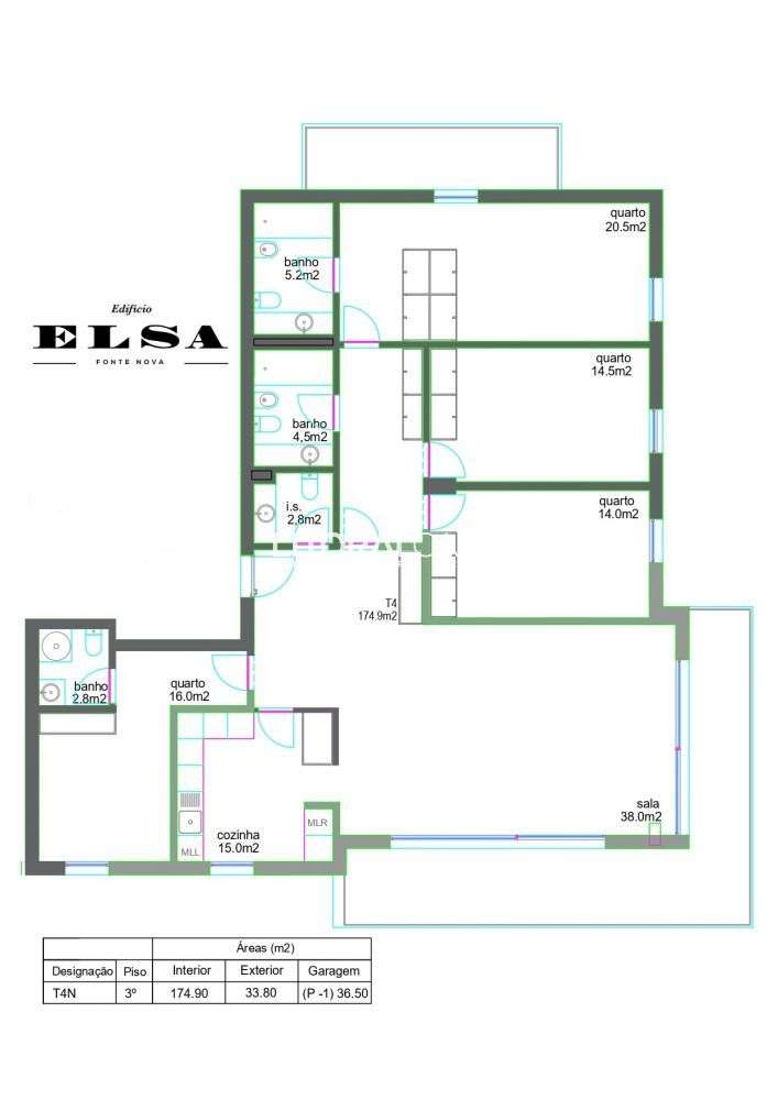Apartment in Aveiro, Bairro do Liceu, Fonte Nova - More