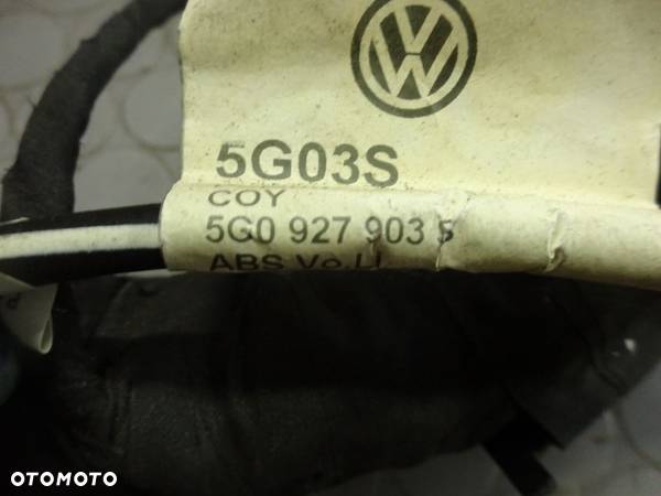 5G0927903S wiazka instalacja komory VW Golf VII 1.4 TSI CHP RWS czesci - 2