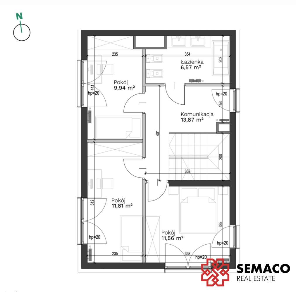 Bronowice/5 pokoi/ bliźniak/ ogródek/ deweloper-3